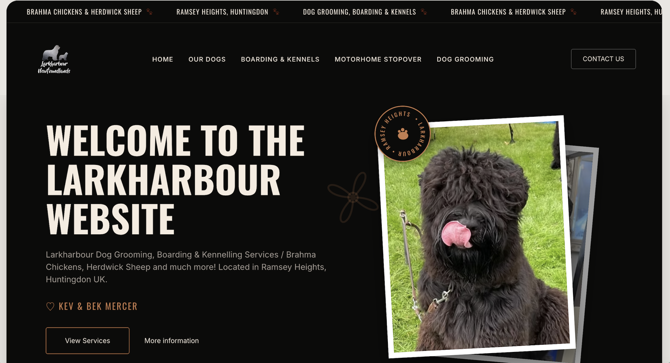 Lark Harbour website